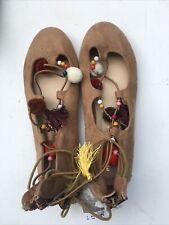 New NEXT Brown Pom-poms Detail Shoe Size UK 3 - RRP £21