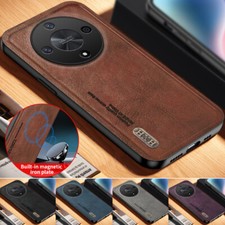 Case For Honor Magic6 Lite/5 Lite/90 Lite/X9B Matte Magnetic Leather Phone Cover