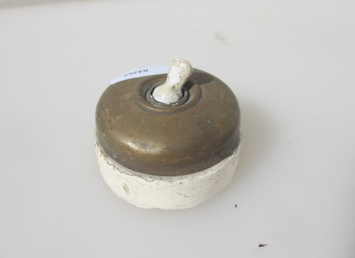 Antique brass ceramic light - antique,
