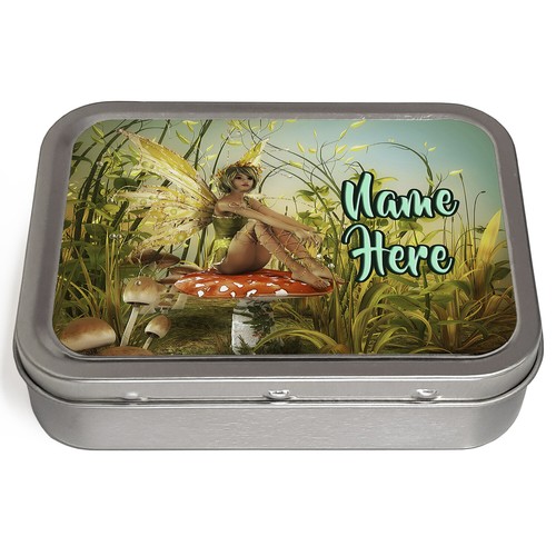 Personalised tobacco tin fairy - personalised,