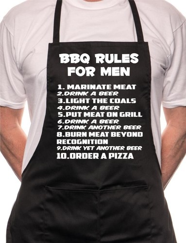 Barbeque rules for men - for,