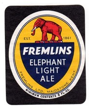 Beer Label: Fremlins Brewery