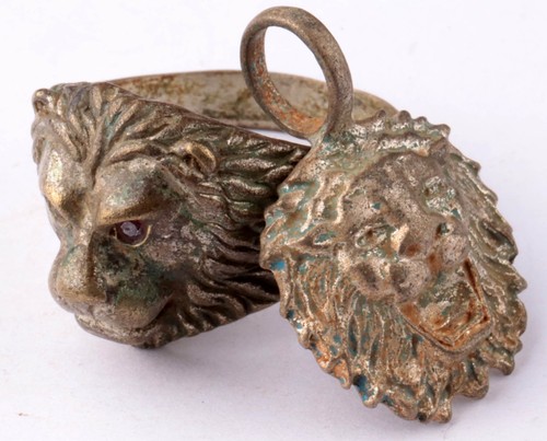 Lion german ring ww1 - lion, ww2