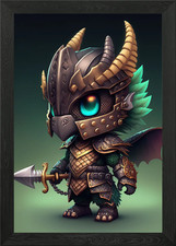 Dragon armor Framed Wall Art