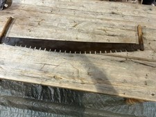 Large Vintage Two Man Crosscut Timber/Logging Saw 4ft