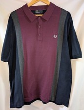 Fred Perry Knitted Polo Shirt