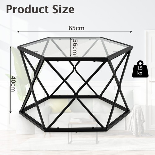 Hexagonal coffee tables metal - coffee,