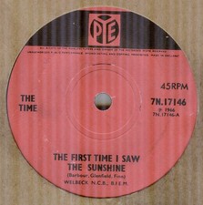 THE TIME*THE FIRST TIME I SAW SUNSHINE*BEAT MUSIC*PYE RECORDS*HEAR BOTH