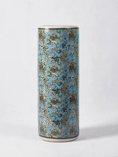 Blue and gold flower - blue,