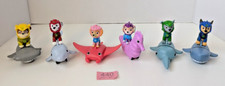 Paw Patrol Aqua Pups full set of 6 Figures (inc Coral)& Sea Creatures Bundle 440