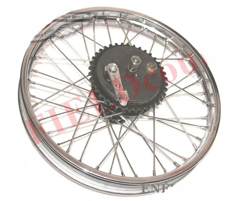 Rear wheel rim with brake - rim,