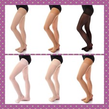 Girls Sheer Tights 20 Denier Ages 3-16 Bridesmaid School Dance Party Hosiery