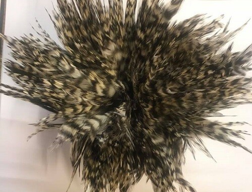 Natural grizzle saddle - &,