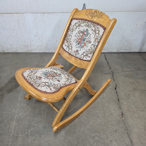 Antique vtg folding wood - vtg,