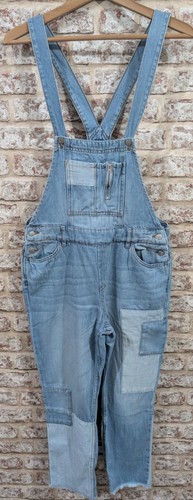 Zara patchwork dungarees - patchwork,
