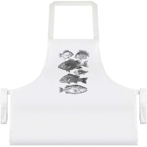 Shoal fish cooking apron - 'shoal, of