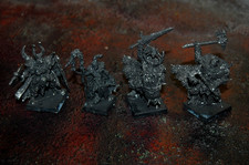 Gamezone Fantasy WHFB Chaos Heroes x 4 OOP Metal 32mm Scale