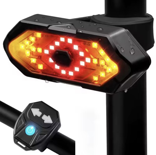 Wireless bike rear light - bike, turn
