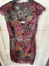 Guipure Lace Karen Millen Flower Dress With Lining - Size 8