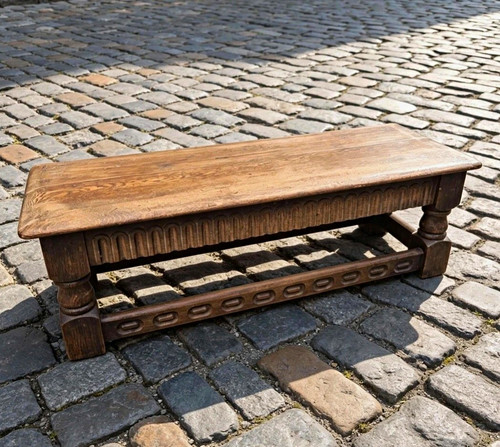 Jacobean revival solid oak - revival, low