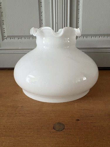 Vintage white glass - vintage, lamp