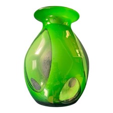Funky Green Large Glass Vase