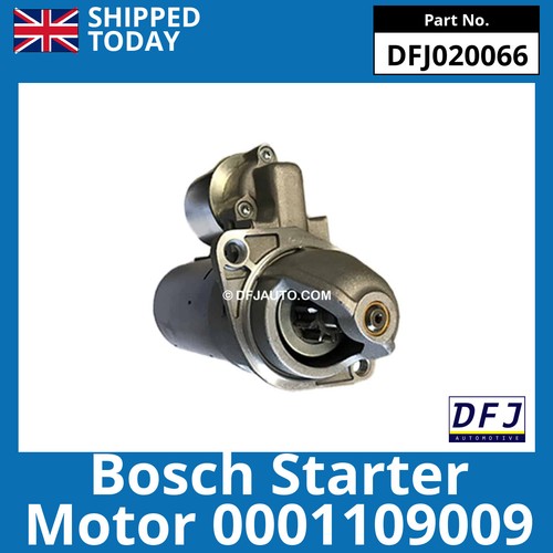 Bosch starter motor 0001109009 - motor,