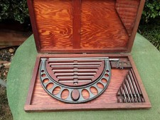 Brown & Sharp 7" to 12" External Micrometer Combi Set Engineer Toolmaker Tool