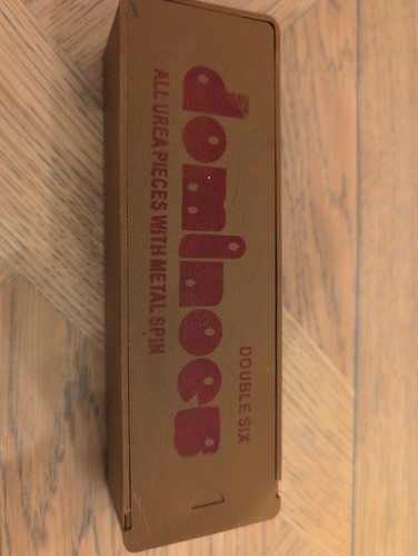 Vintage double six dominoes - "double, six"