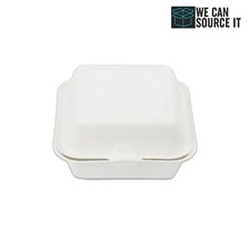 Burger Box Compostable Bagasse