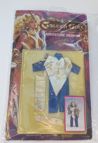 Vintage golden girl fashion - golden,