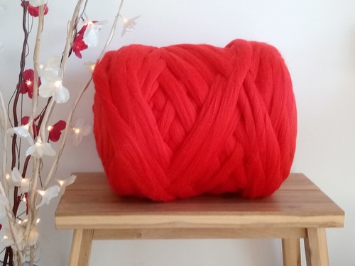 Flame coral red - coral, red*merino