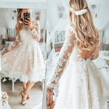 Lace Appliques Short Wedding