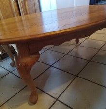Oval Oak Coffee Table (CT391)