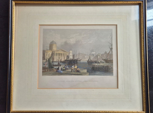 Engraving canning dock - engraving, of