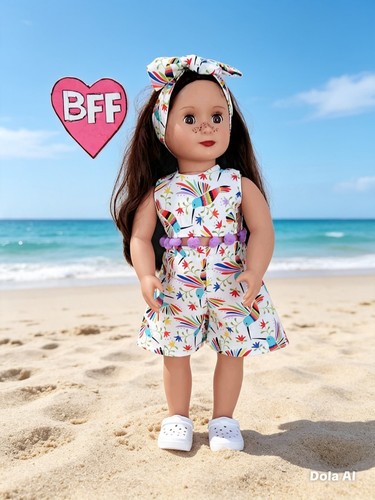 Dolls clothes bahamas - 18",
