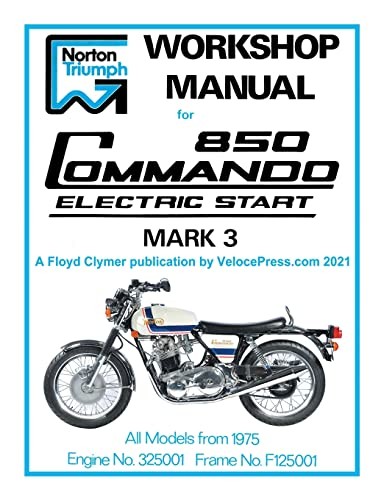 Norton workshop manual for - norton, 850
