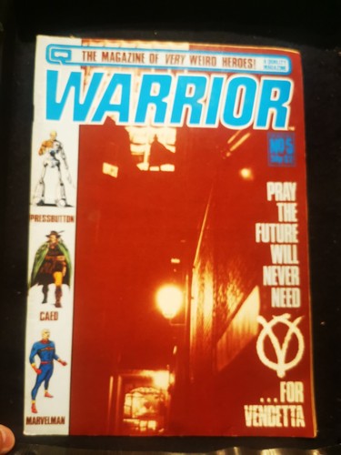 Warrior comic issue - issue, sept