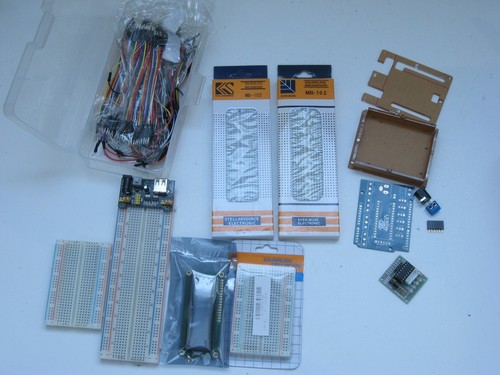 Electronics lot breadboard - electronics,