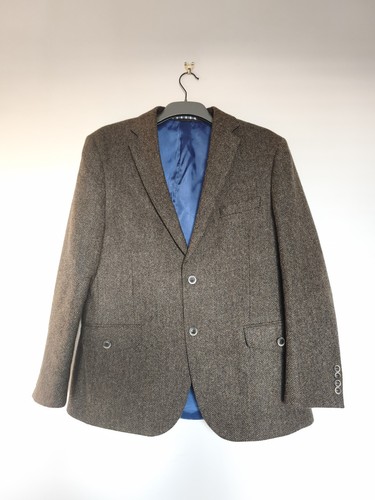 Pure new wool brown - new,