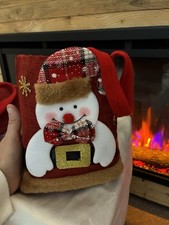 Gorgeous Festive Handmade Xmas Character Gift Bags with Handles.