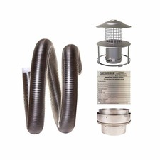 Flexible Chimney Flue Liner Installation Kit 6 Wood/Multifuel Stoves 316 Grade