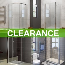 Sliding Walk in /Quadrant Shower Enclosure and Tray Frameless Pivot Corner Entry