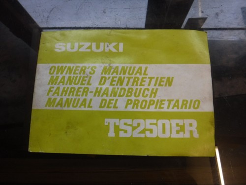 Suzuki ts250er 1981 owner - suzuki,
