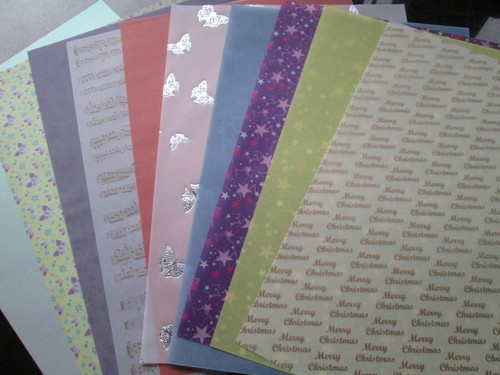 10x sheets mixed - mixed, vellum