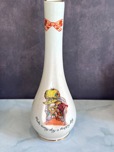 Vintage crown devon bud vase - crown,