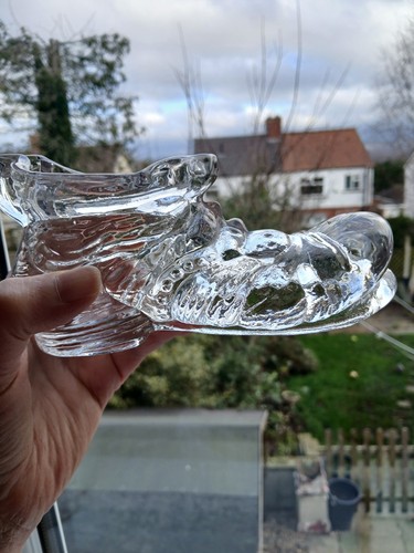 Vintage whimsical glass boot - whimsical,