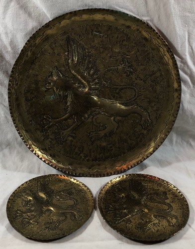3pc vintage persian etched - 3pc,