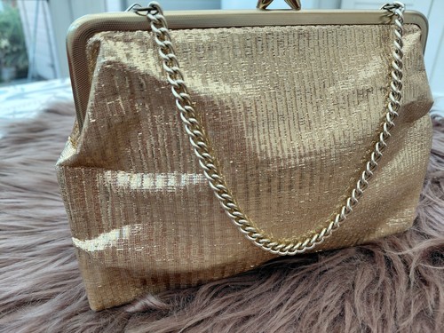 Vintage gold lurex ladies