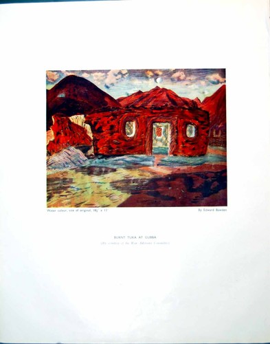 Antique print burnt tuka gubba - antique,